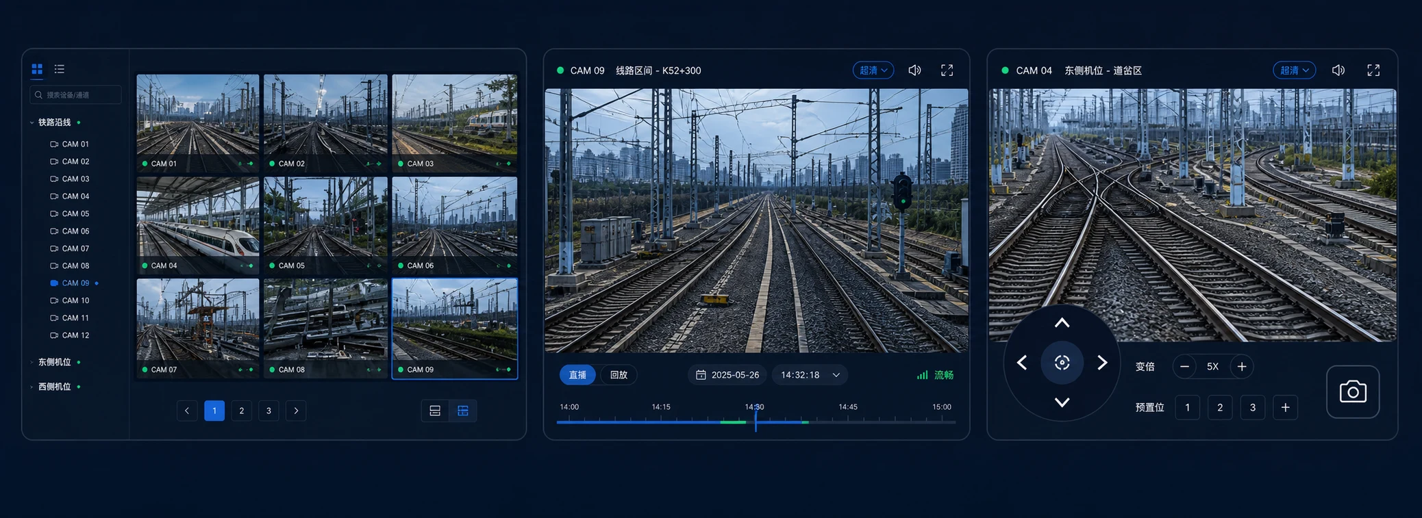 从多画面巡看、单路定位到云台控制与截图留证的视频监控工作流
